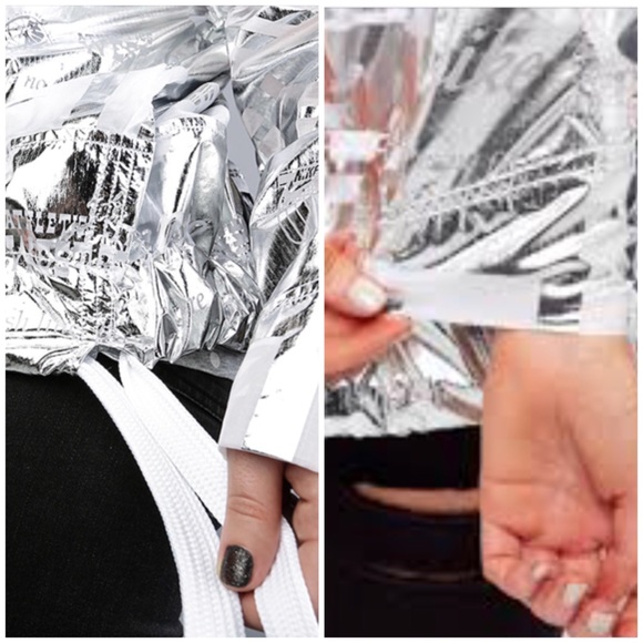 NWT Nike Sportswear Metallic Jacket WMNS - Picture 7 of 8